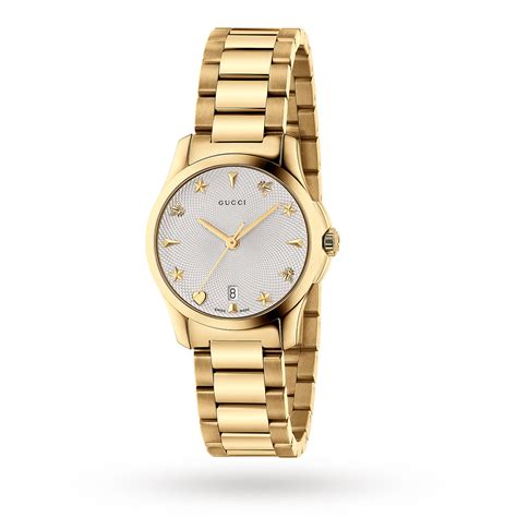 womens gucci watch gold|Gucci women's watches prices.